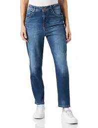 Produktbild: MUSTANG Damen Moms Jeans, Mittelblau 583, 28W / 32L