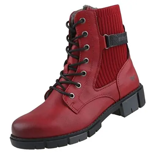 Produktbild: MUSTANG Damen Schnuerbooty, rot, 41 EU