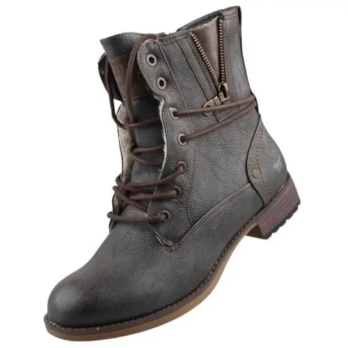 Produktbild: MUSTANG Damen Stiefelette gefüttert Grau EU 37