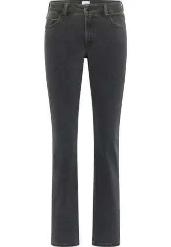 Produktbild: MUSTANG Damen Style Crosby Relaxed Straight Jeans, Dunkelgrau 701