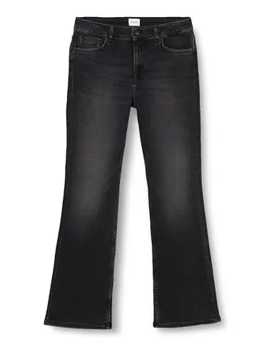 Produktbild: MUSTANG Damen Style Shelby Slim Boot Jeans, Tiefschwarz 883, 34W x 32L