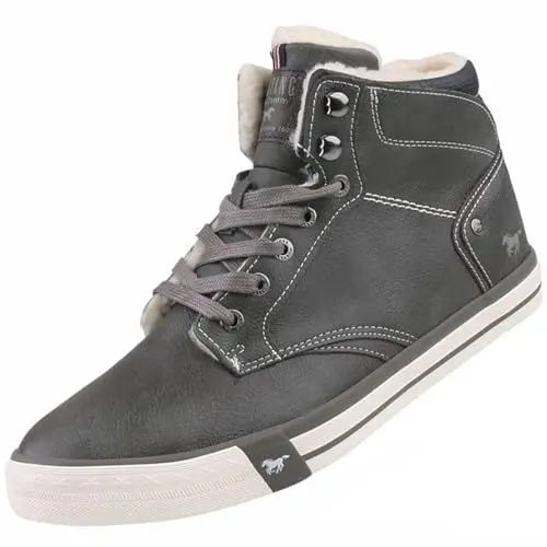 Produktbild: Mustang Herren High Top Sneaker Dunkelgrau EU 43