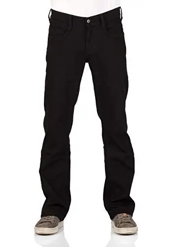 Produktbild: MUSTANG Jeans Herren Stretch Oregon Bootcut Jeanshose Hose Denim, Größe:W 34 L 30, Farbe:Black Denim (940)