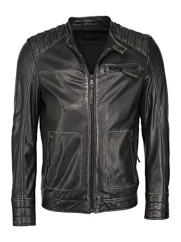 Produktbild: MUSTANG Herren Lederjacke 31022127 Black 4XL