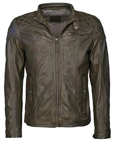 Produktbild: MUSTANG Herren Lederjacke Cooper Khaki M