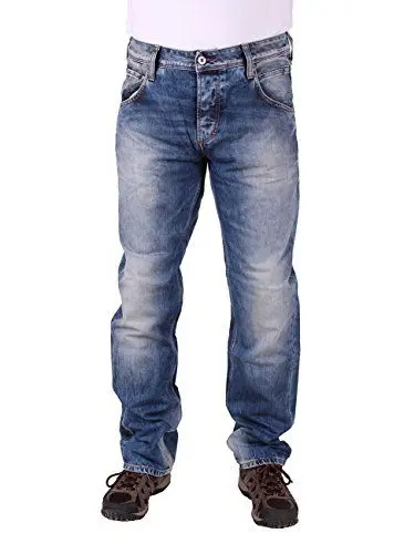 Produktbild: MUSTANG Herren Michigan Straight Jeans, Blau (Heavy Dirty Washed 522), W34 / L40