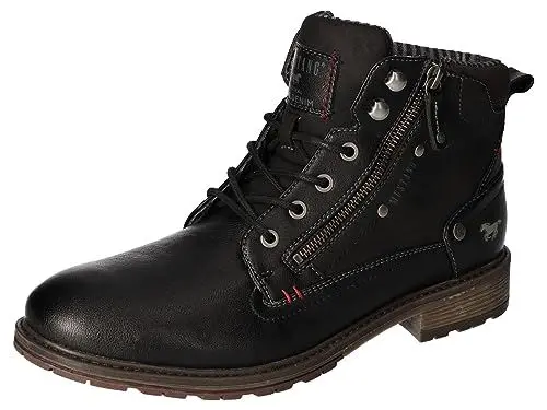 Produktbild: Mustang Herren Stiefel Schwarz, Schuhgröße:EUR 43