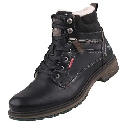 Produktbild: MUSTANG Herren Stiefel gefüttert Schwarz, Schuhgröße:EUR 43