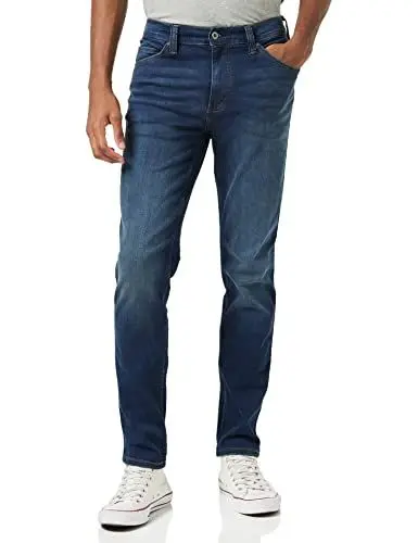 Produktbild: Mustang Herren Jeans Tramper - Tapered Fit - Blau - Denim Blue, Größe:32W / 32L, Farbe:Denim Blue (883)