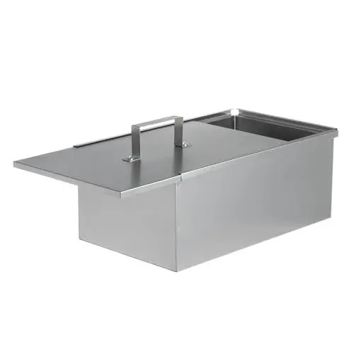 Produktbild: Grillpaul Mustang Räucherbox Edelstahl 45 x 25 x 21cm, Smoker Box, Räucherschrank klein