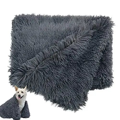 Produktbild: MUYYIKA Hundedecke Plüsch Flauschig Weiche Waschbar Katzendecke Hunde Decke Super Softe Weiche und Warme Doppeilseitige Haustierdecke Fleecedecke, Warme Hundedecken Plüschdecke (56×36cm)