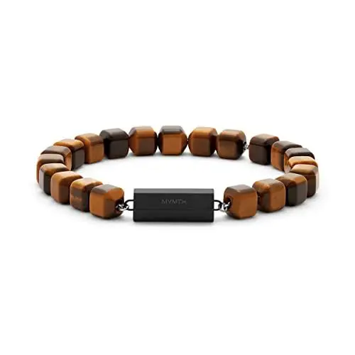 Produktbild: MVMT armband für Herren Kollektion GEO BEAD BRACELET Mit Steinen aus Tigerauge - 28200239