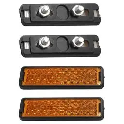 Produktbild: M-Wave Schraub Pedal-Reflektoren, Schwarz, Einheitsgröße