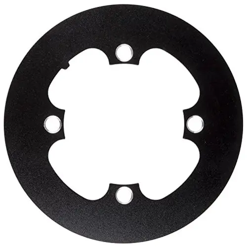 Produktbild: M-Wave Unisex-Adult PD-G-104 Kettenschutz, Aluminium, schwarz eloxiert, Lochkreis 104 mm, Black, für 40 Zähne