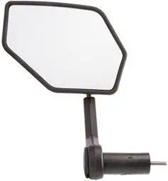 Produktbild: M-Wave Spy Space 45 Rückspiegel, verstellbare Fahrradspiegel, Rückspiegel Set für Trekking, Citybike, Fahrrad, E-Bike, blendfreies Glas, für 14,5-19,5mm Lenker, schwarz