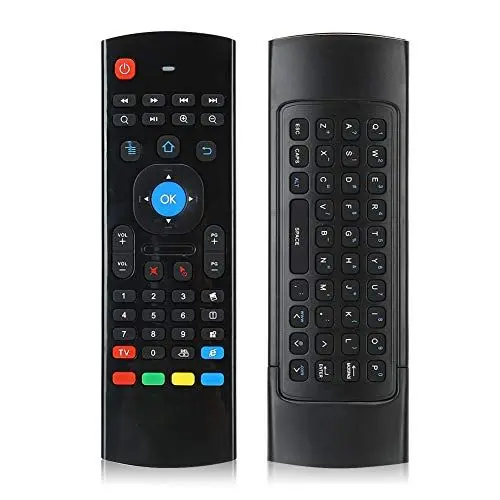 Produktbild: MX3 2.4G Wireless Air Fly Mouse Motion Sensing Infrarot-Fernbedienung für TV-PC mit 6-Achsen-Gyroskop und G-Sensor, Angenehmes Handgefühl