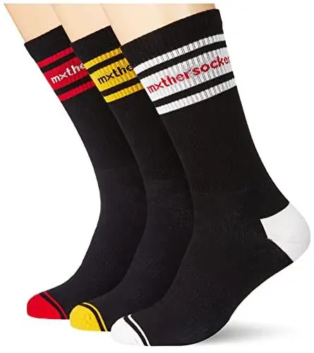 Produktbild: Mxthersocker Unisex Classic - Eighty Eight / 3 Pack Socken, Schwarz, S EU