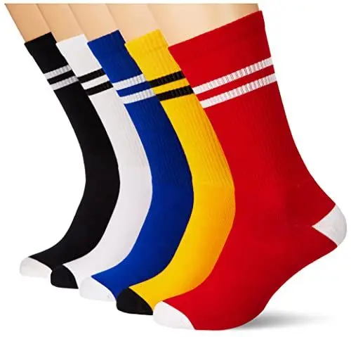 Produktbild: Mxthersocker Unisex Classic - What's The Racket / 5 Pack Socken, Multi Yellow, L EU