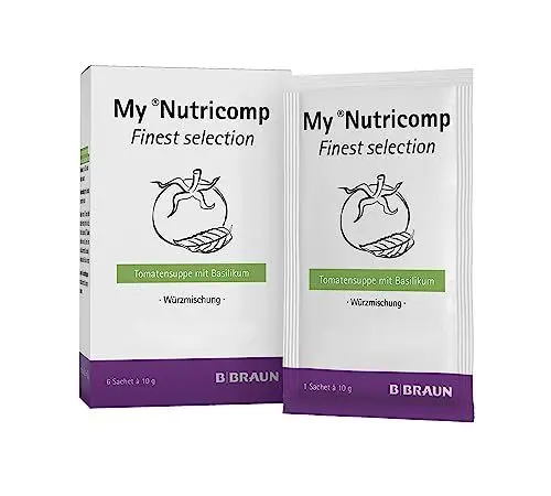 Produktbild: My Nutricomp Finest Selection, Tomatensuppe mit Basilikum Würzmischung für Trinknahrung, 24 Stück