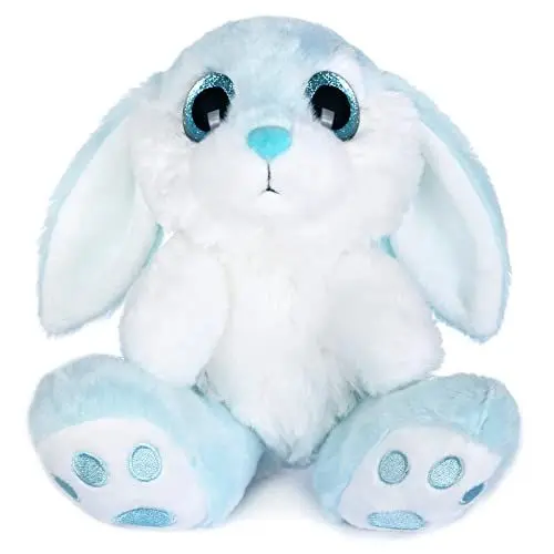 Produktbild: My OLi Kuscheltier Hase 20cm Plüschhase Schlappohren sitzend Stofftier Hase Weicher Blau Plüschtier für Mädchen Kinder Jungen