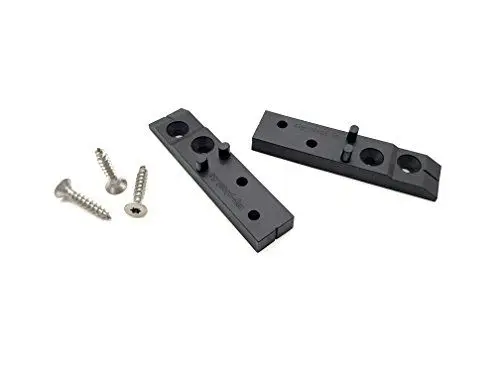 Produktbild: My Plast 4 mm Abstandhalter-unsichtbare Terrassenbefestigung V2A ALU Abstandshalter Distanzhalter für Terrassendielen (300 Halter inkl. 1200 Schrauben Holz UK)(6 VPE)