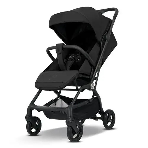 Produktbild: my junior® Buggy PICO³ | bis 22kg | Einhand AutoFold-Klappmechanismus | Ergonomische Liegeposition nach IGR e.V. | großes Sonnenverdeck UV50+ | Handgepäckmaß | 2 Belüftungsfenster - Black Night
