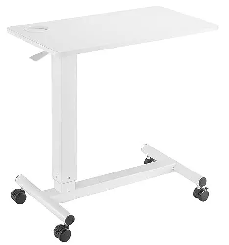 Produktbild: my wall Mobile Workstation mit Gasdruckfeder HT15L, Laptopständer & Betttablett, Höhenverstellbarer Laptop Stand, Rollbar, Notebook Ständer, MacBook Ständer,