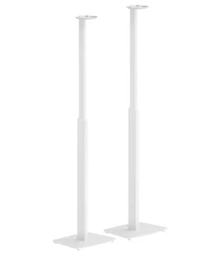 Produktbild: my wall SonosEra100 Höhenverstellbare Lautsprecherständer - HS43WL, 2er Set, Sonos Ständer Höhenverstellbar, Perfekte Klangausrichtung, Entkoppelung, Sonos Standfuß
