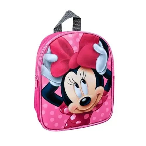 Produktbild: mybagstory - Rucksack – Minnie Mouse – Rosa – Kinder – Schule – Kindergarten – Schulranzen Mädchen – Größe 25 cm – verstellbare Träger – Geschenkidee
