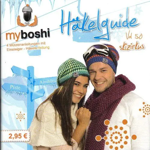 Produktbild: myboshi Häkelguide Vol. 5.0: Skizirkus- 4 Mützenideen zum Nachhäkeln: 4 Mützenanleitungen. Einsteiger - Häkelanleitung