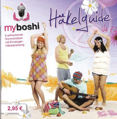 Produktbild: myboshi Häkelguide Vol. 7.0 Flower Power: Erfrischende Sommerideen mit Einsteiger-Häkelanleitung
