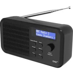 Produktbild: Mycket DAB/DAB+ Digital & FM Radio, Wiederaufladbarer Akku und Netzbetrieb DAB-Radios, Tragbares Digitalradio mit LED-Display, 20 voreingestellte Stationen, USB-Aufladung für 10 Stunden Wiedergabe