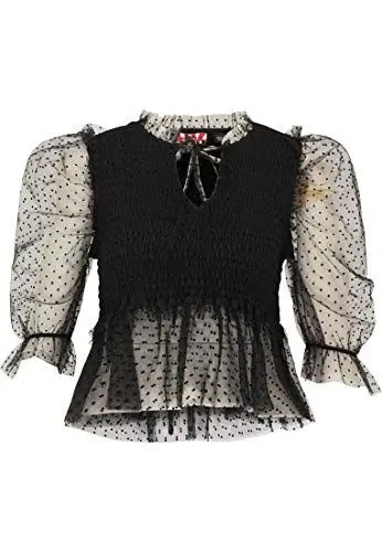 Produktbild: myMo ROCKS Damen 4059275845256 Bluse, Schwarz, M (11er Pack)