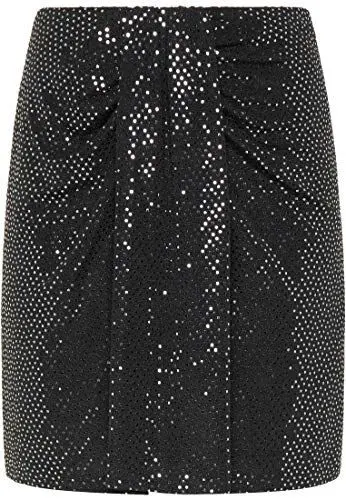Produktbild: myMo at night Damen 4059275846352 Rock, Silber Schwarz, S (15er Pack)