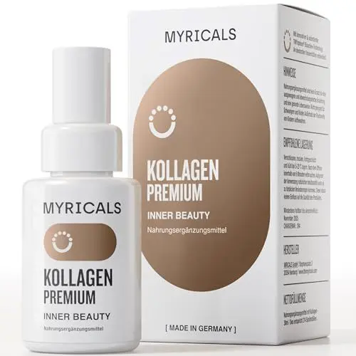 Produktbild: MYRICALS Kollagen Hydrolysat Premium Spray Liquid - reicht für 2 Monate - hochdosiert mit höchster Bioverfügbarkeit, patentierte Technologie Made in Germany - für straffe Haut und starke Gelenke