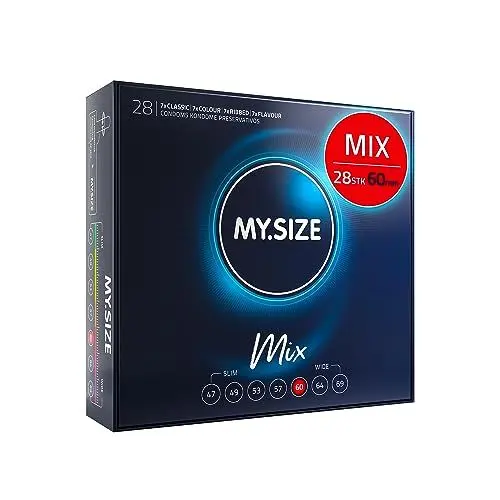 Produktbild: My.Size Mix Kondome Größe 5, 60 mm, Großpackung, Inhalt 28 Stück