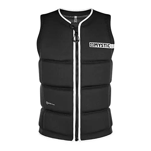 Produktbild: Mystic Watersports - Surf Kitesurf & Windsurfing Brand Front Zip Wake Impact Weste Top - Schwarz - Unisex