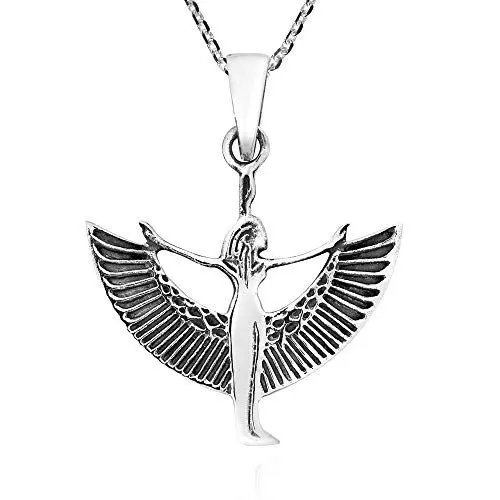 Produktbild: AeraVida Mystisches Ägyptisches Ankh-Kreuz, 925er Sterlingsilber, Anhänger an Damen-Unisex-Erwachsene-Halskette