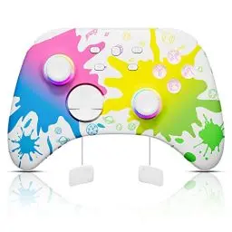 Produktbild: Mytrix Bluetooth Wireless Controller für Switch/Lite/OLED mit Optisch RGB-Joystick, Kompatibel mit Switch/PC/Android/Ios/Steam/Steam Deck Multi-Plattform, mit Makro/Aufwachen/Turbo/Vibration