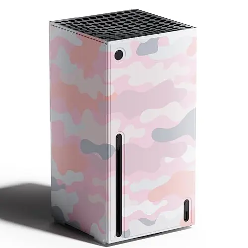 Produktbild: Mytrix Wraps for Xbox Series X Console Pink Camo, Custom X-Box Series X Cover Skin, Magnetic Protective Case for Easy Installation,Full Protection