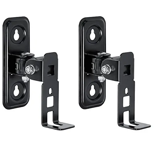 Produktbild: mywall HS12L Wandhalterung für SONOS One Play:1 Lautsprecher neigbar schwenkbar Tragkraft: 2 kg Schwarz 2 Stück im Set