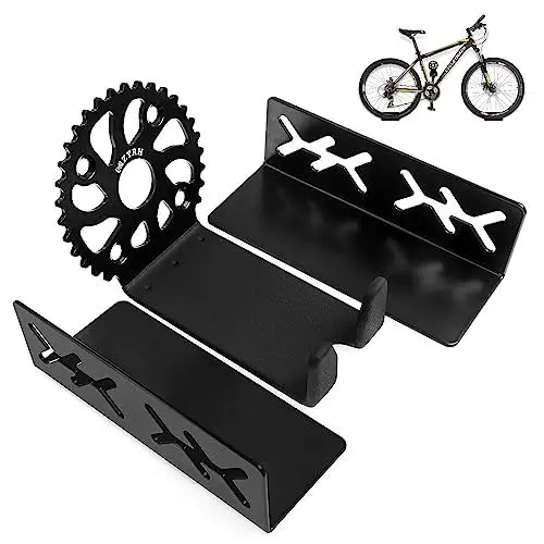 Produktbild: MZYRH Fahrrad Wandhalterung,Metall,Tragkraft 60KG,Pedal Fahrradhalterung Wand für MTB und Rennrad (1 Pcs)