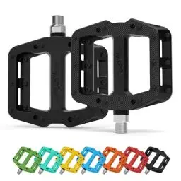 Produktbild: MZYRH MTB Fahrrad Pedale Nylon 3 Lager Composite 9/16 Mountainbike-Pedale Hochfeste rutschfeste Fahrradpedale Oberfläche für Road BMX MTB Fixie Bikesflat