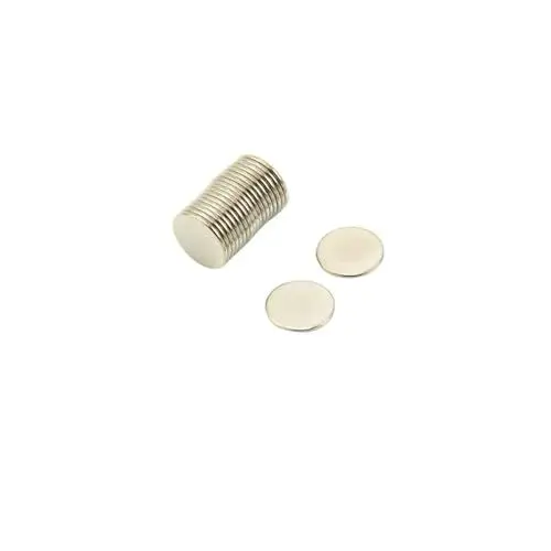 Produktbild: N42 Neodym Magnet Für Kunst, Kunsthandwerk, Modellherstellung, Diy, Hobbys - 12mm Dia x 1mm Dick - 0,73kg Zug - Pack von 20
