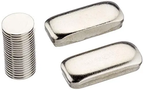 Produktbild: N42 Neodym - Magnet Für Kunst, Kunsthandwerk, Modellherstellung, Diy, Hobbys - 10mm Durchmesser x 1mm Dick - 0,58kg Zug - Pack von 20