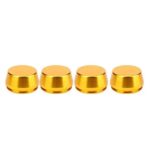 Produktbild: Nabenkappen, Nabenkappen, 4 Stück, 56 Mm, Universal-Radfelgen-Mittelkappe, Nabenabdeckung, Modifiziertes Aluminiumteil, Kompatibel mit den Meisten Leichtmetallrädern (Gold)