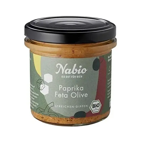 Produktbild: Nabio Bio Brotaufstrich Paprika-Feta & Olive, 135 g