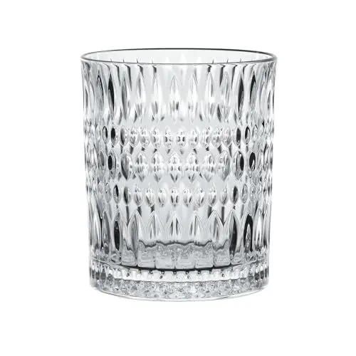Produktbild: Nachtmann Gläser Set 294 ml, 4 Stück, Ethno, 104251, Trinkgläser aus Kristallglas, Wassergläser spülmaschinenfest
