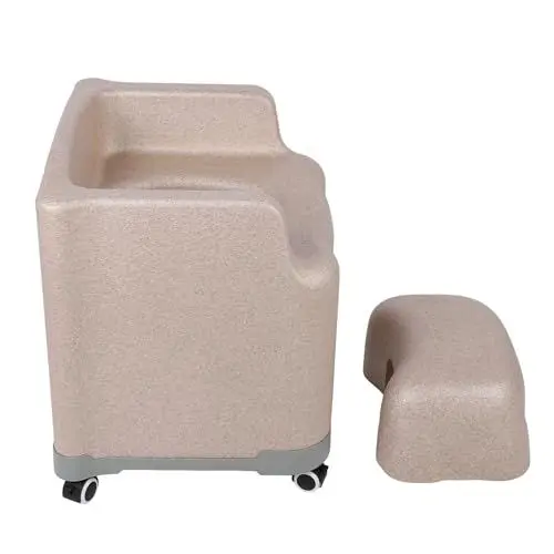 Produktbild: NACHTSTUHL, DUSCHROLLSTUHL, KOMFORTABLE VERWENDUNG FÜR ÄLTERE ERWACHSENE (Beige)