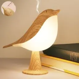 Produktbild: Haotao Nachttischlampe | Tischlampe | Kabellos Touch Dimmbare 3000K-6000K | LED Akku Tischleuchte für Innen | Nachtlicht Kinder | Wiederaufladbar | 2600mAh | Warmweiß & Weiß & Kaltweiß | Dekoration